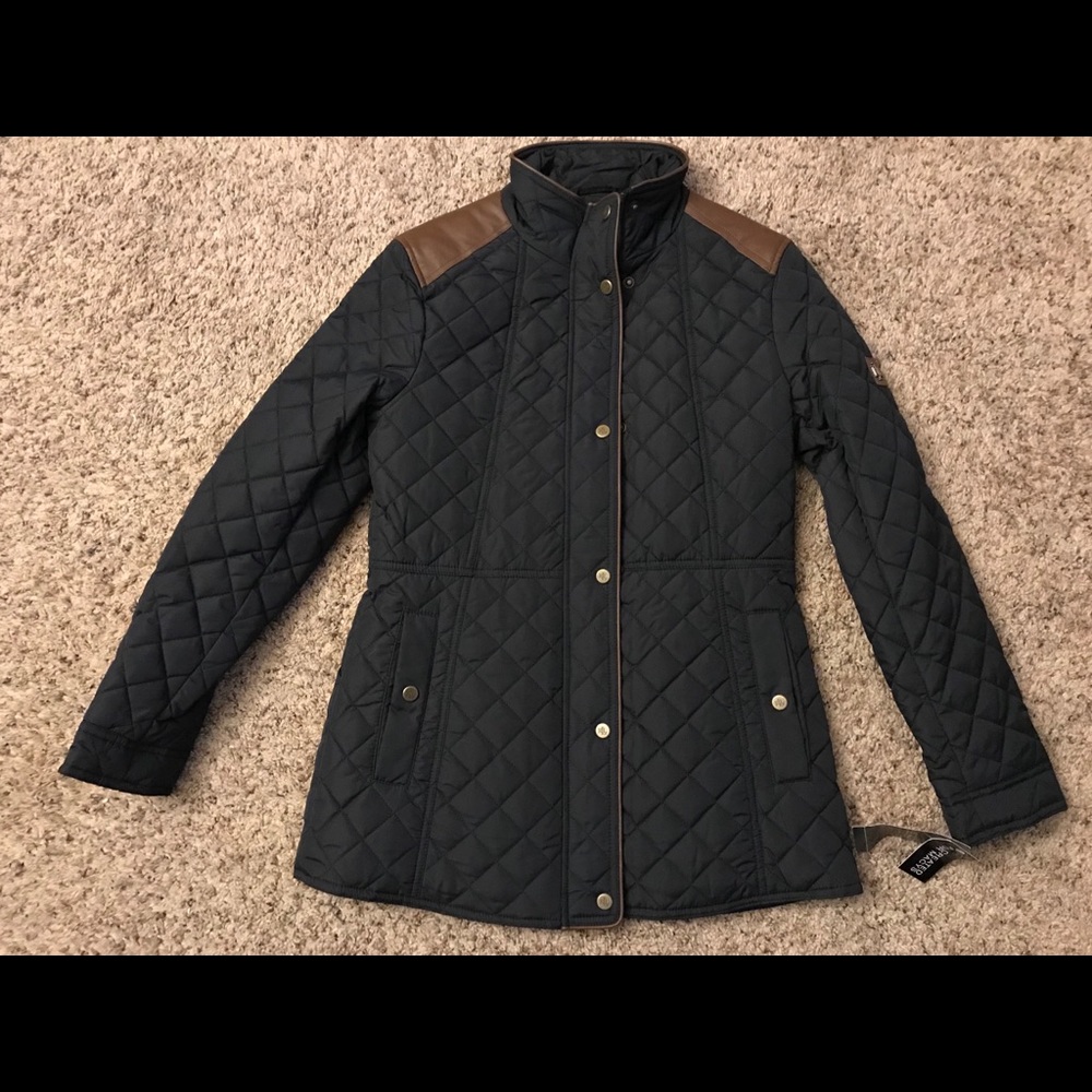 Lauren Ralph Lauren Trim Quilted Coat - Picture 3 of 8